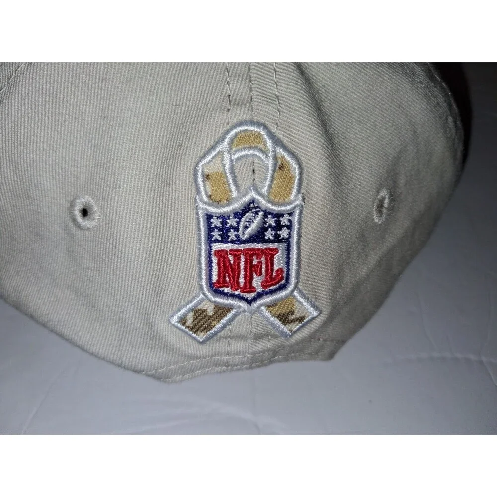 New Era Philadelphia Eagles Military Camo Fitted Hat Tan NFL Size 7 1/4